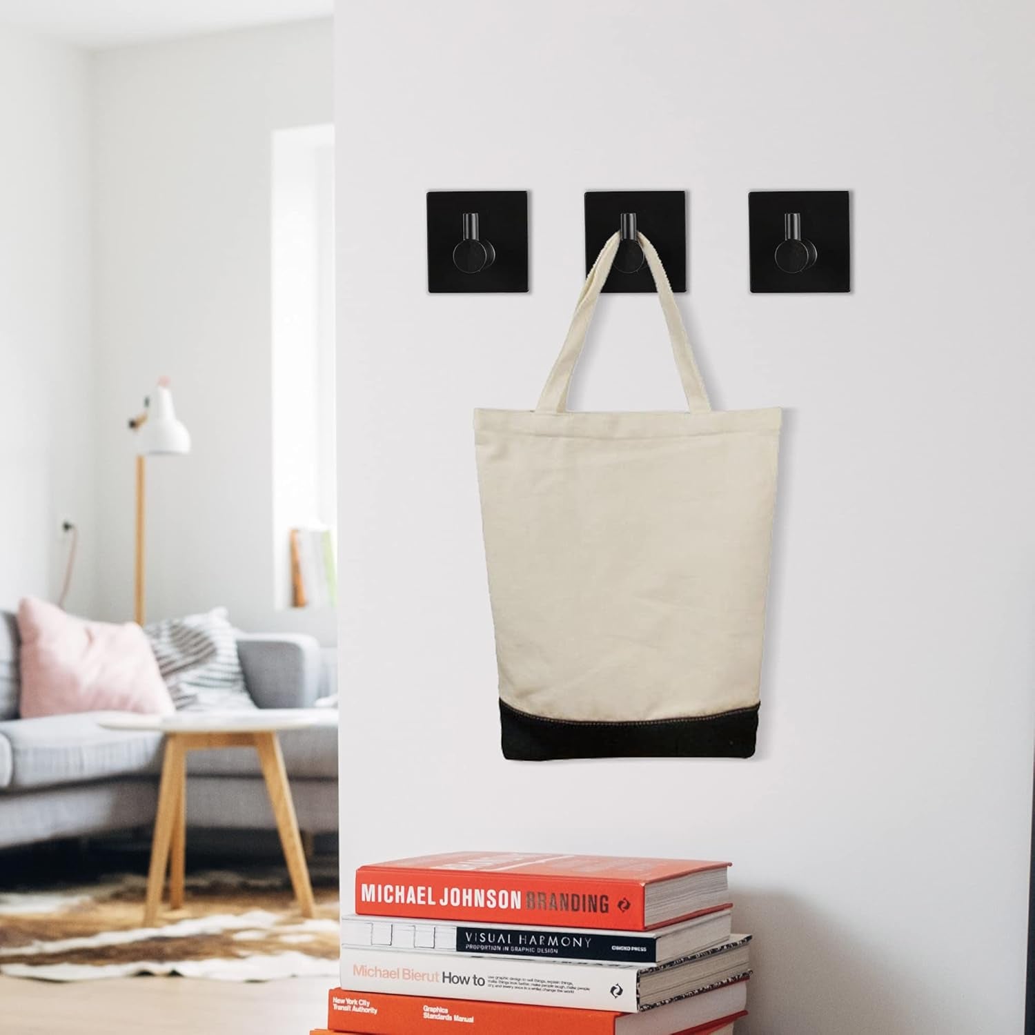 10-Piece Black Stainless Steel Bathroom Hardware Set - Wall-Mounted Towel Rack, Including 22" Hand Towel Bar, 17" Towel Holder, Toilet Paper Holder, Towel Ring, and 5 Hooks