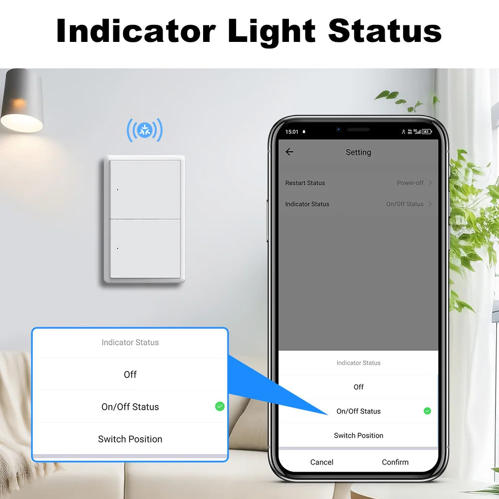 Smart Matter Wall Switch