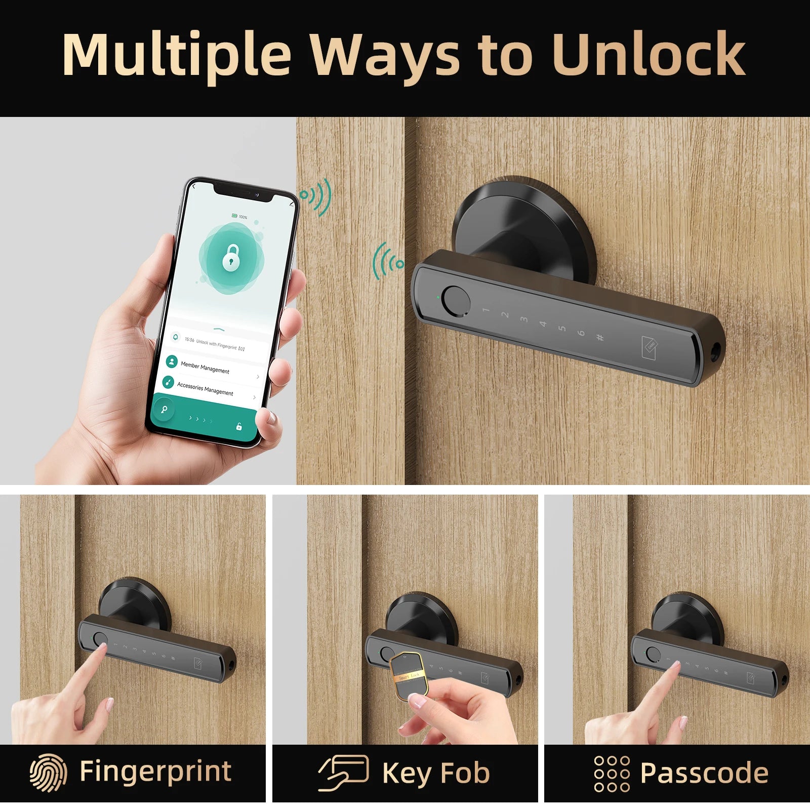 SmartGuard Touch Fingerprint Door Lock