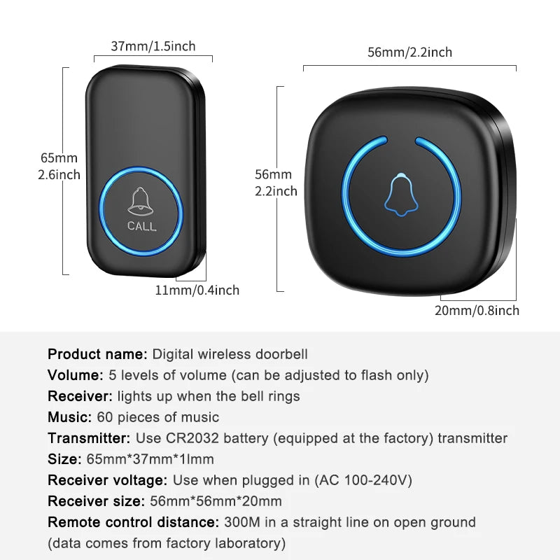 Smart Wireless Welcome Doorbell Pro
