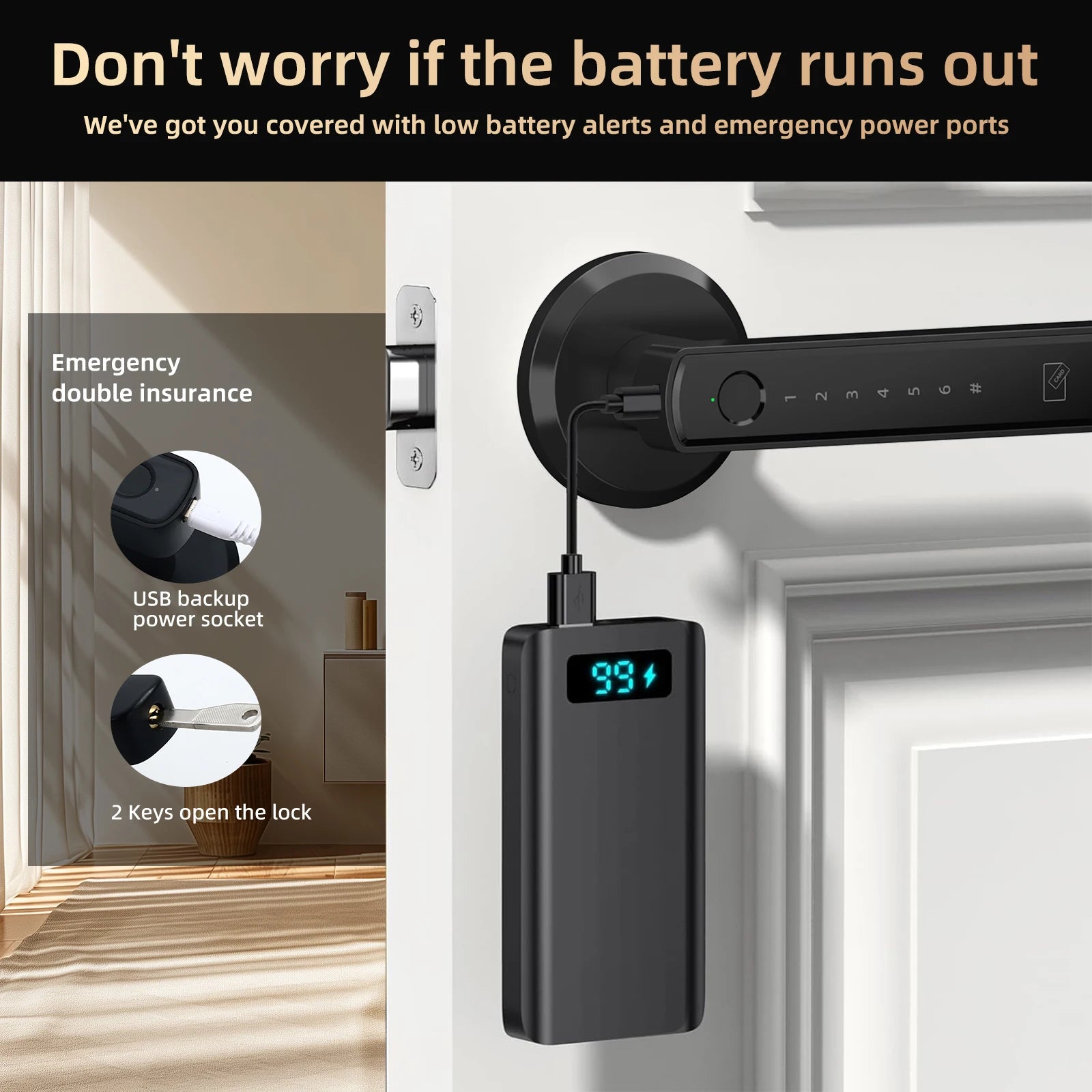 SmartGuard Touch Fingerprint Door Lock