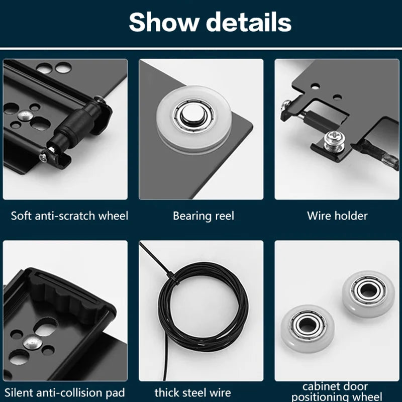 Invisible Swing Pocket Door Hardware